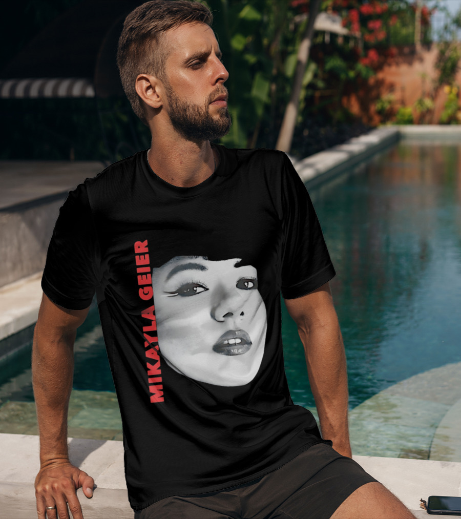 Mikayla Geier UK Tour Bold Monochrome T-Shirt