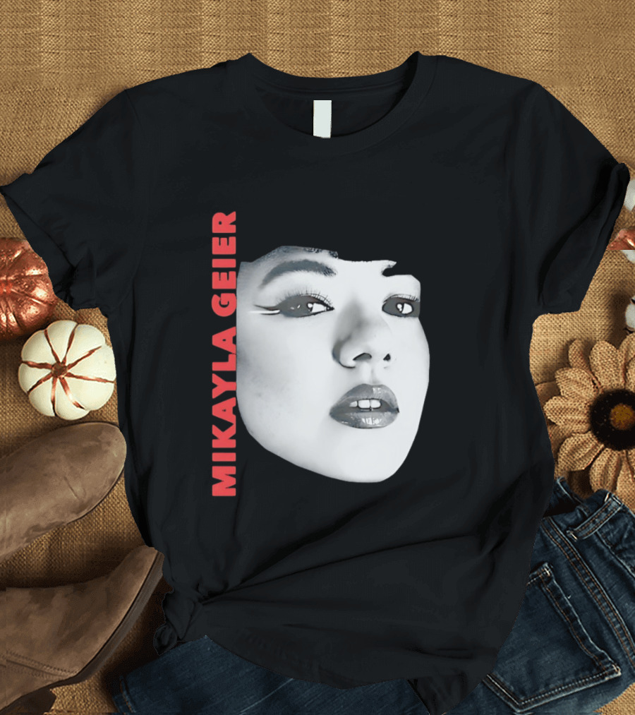 Mikayla Geier UK Tour Bold Monochrome T-Shirt