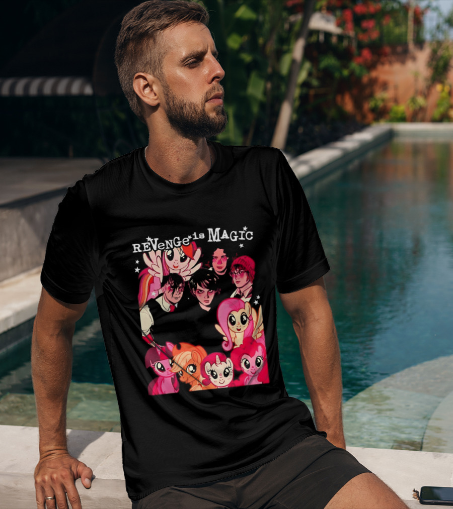 My Chemical Romance My Little Pony Revenge Is Magic Crossover Mashup T-Shirt