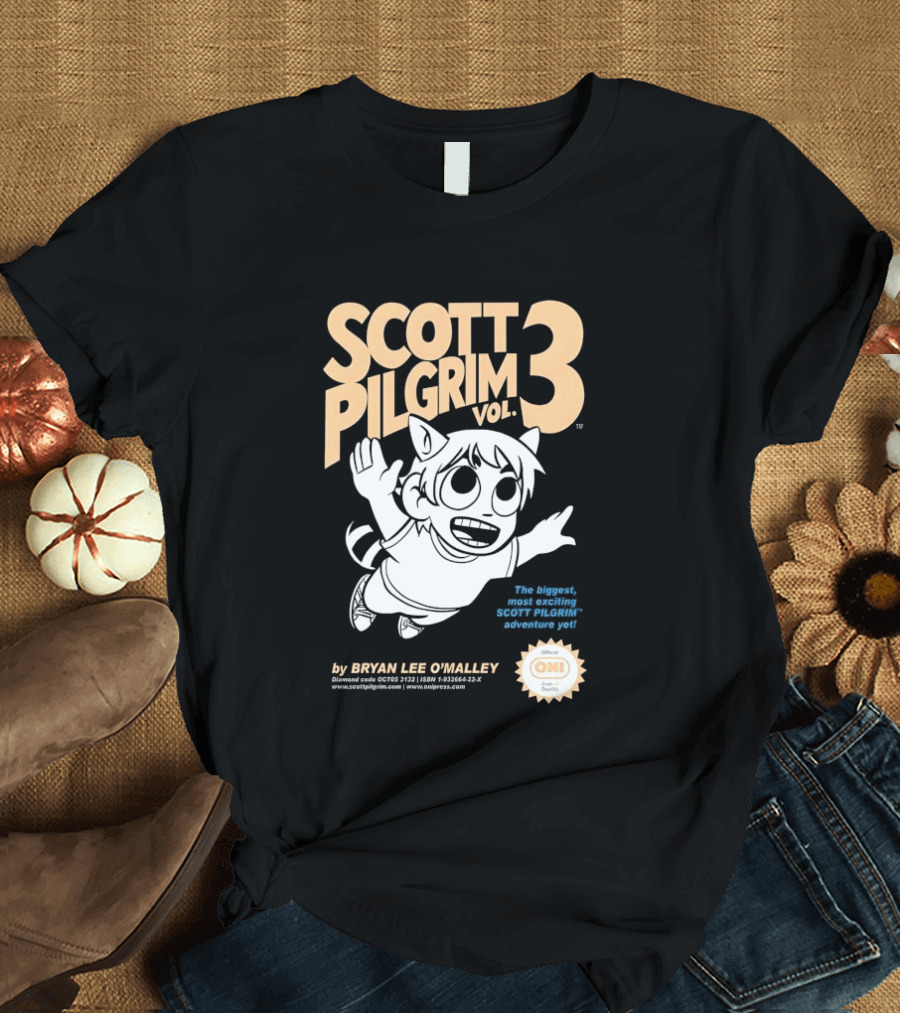Scott Pilgrim Vol 3 Scott Pilgrim And The Infinite Adventure You By Bryan Lee O'Malley Oni T-Shirt