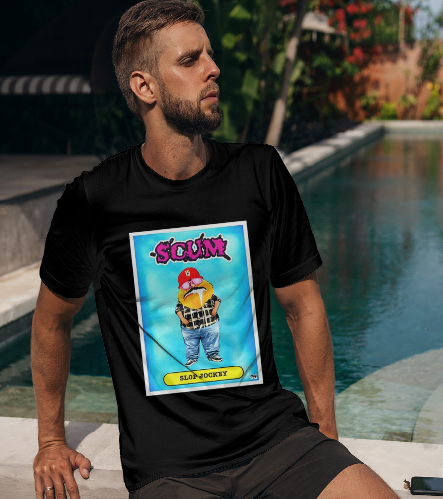 SCUM Slop Jockey Trading Card Gritty T-Shirt