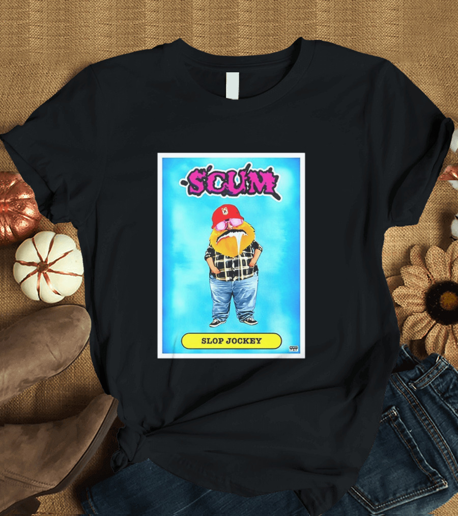 SCUM Slop Jockey Trading Card Gritty T-Shirt