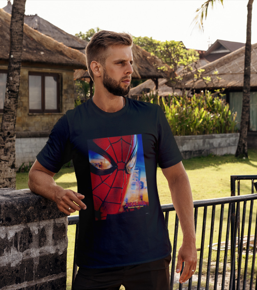 Spider Man Marvel Brand New Day Mask Studios T-Shirt