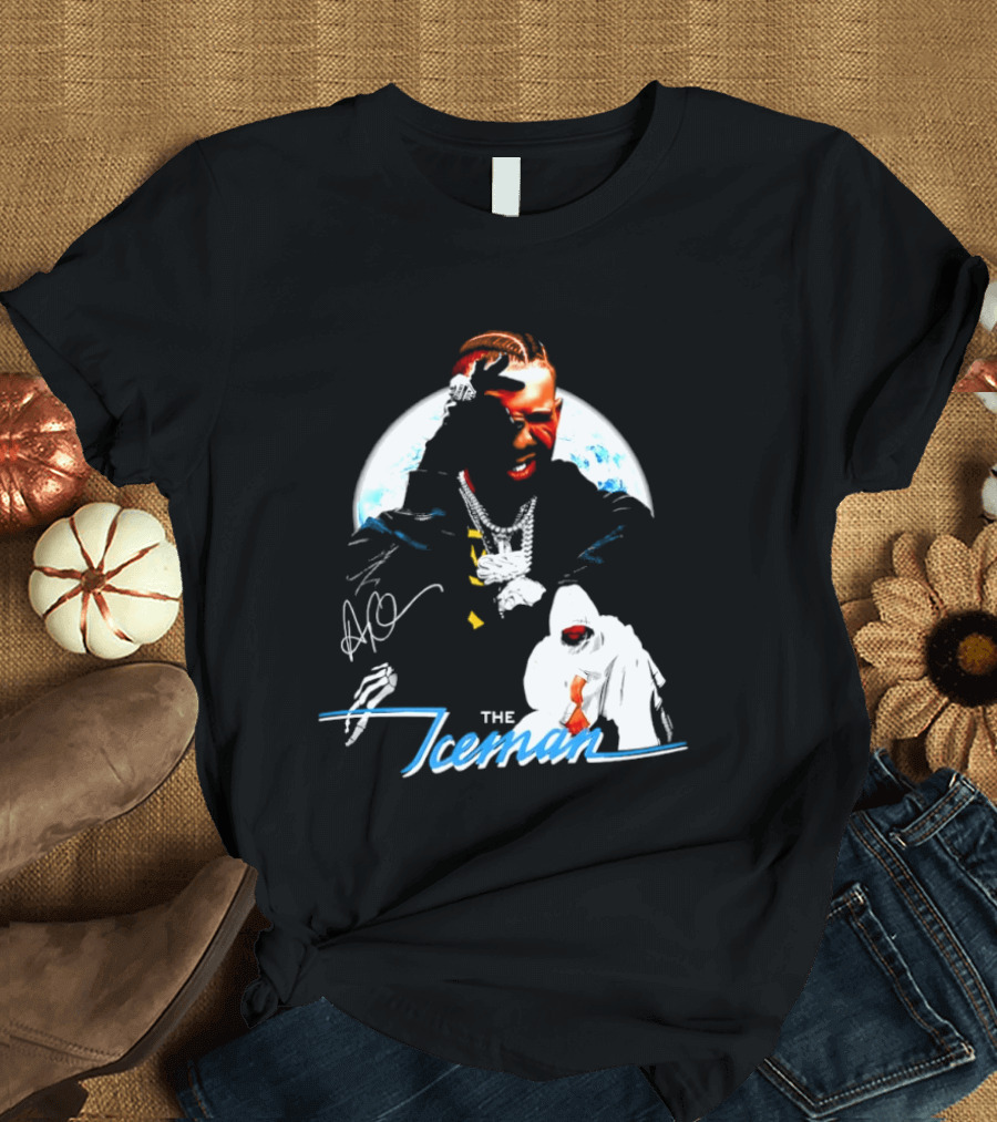 Drake The Iceman Autographed 2026 Design By Cesar T-Shirt