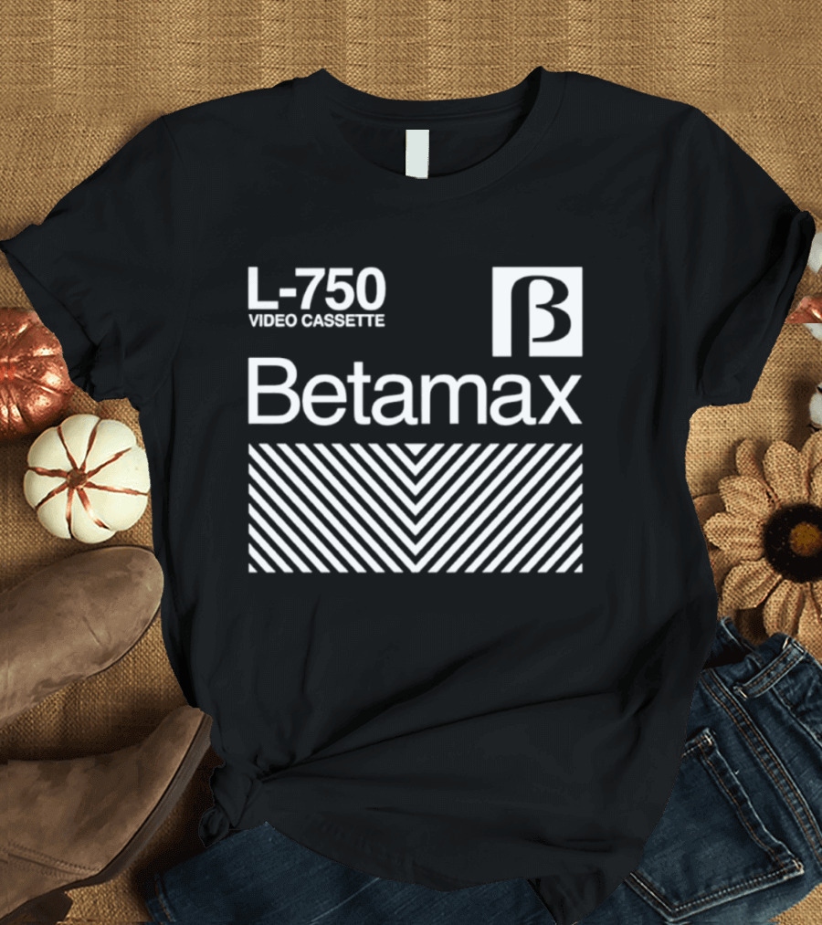 Betamax L 750 Video Cassette T-Shirt
