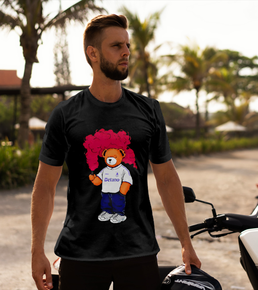 Betano FC Pickles Bears Character Holding Red Smoke T-Shirt