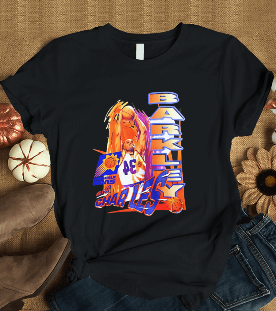 Phoenix Suns Barkley 34 Sir Charles NBA Legends T-Shirt