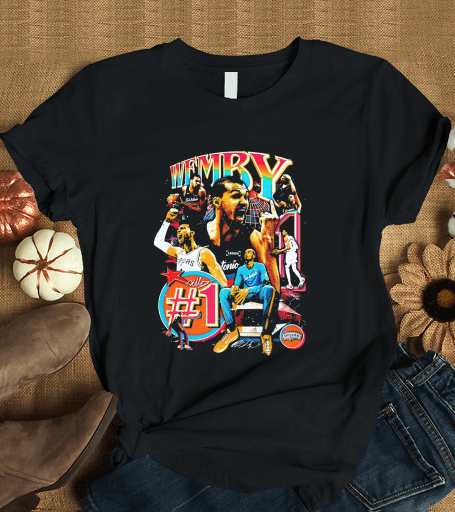 Wemby Victor Wembanyama San Antonio All Number 1 T-Shirt