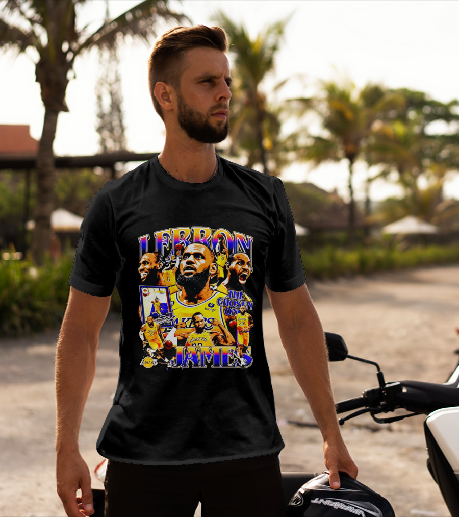 LeBron James Los Angeles Lakers The Chosen One 23 6 T-Shirt