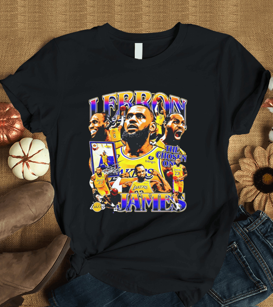 LeBron James Los Angeles Lakers The Chosen One 23 6 T-Shirt