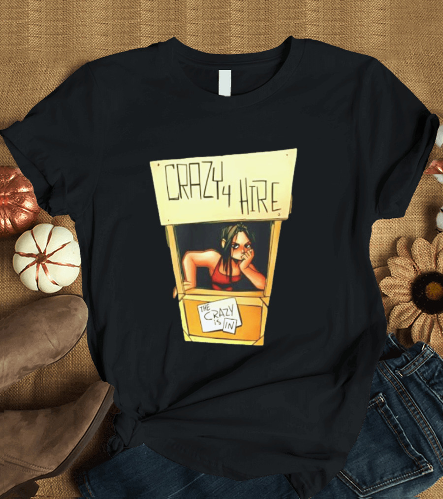 Nemi Montoya Crazy 4 Hire Comic Strip The Crazy Is T-Shirt