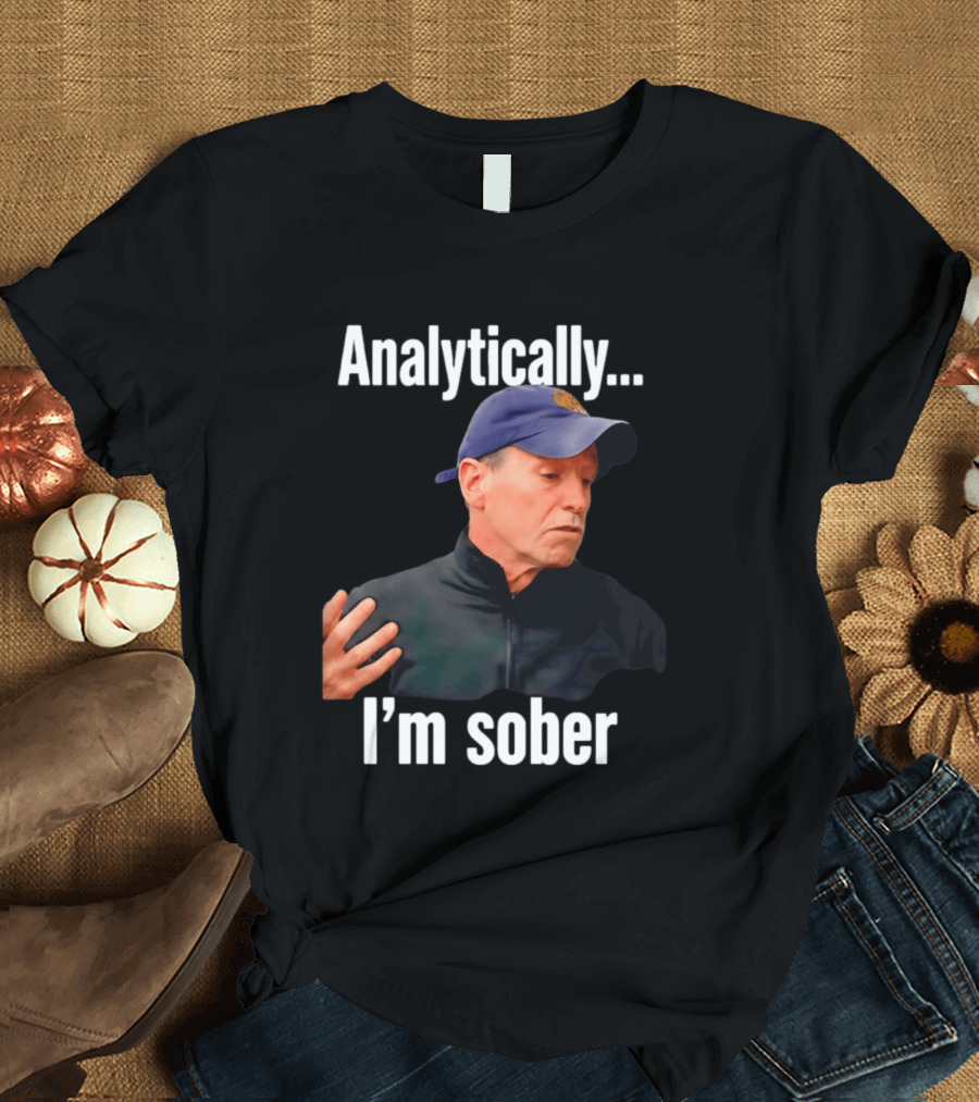 New York Knicks Analytically I'm Sober T-Shirt