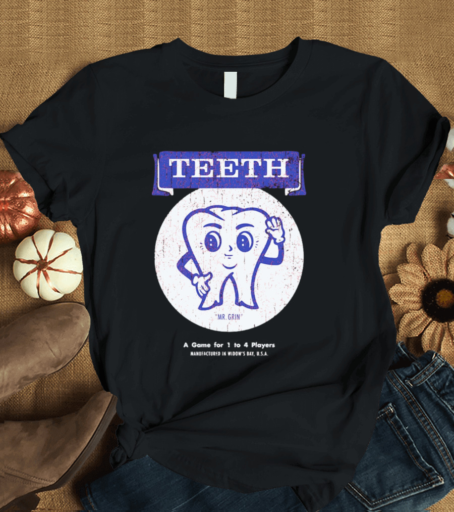 TEETH Mr. Grin Game For 1 To 4 Player T-Shirt