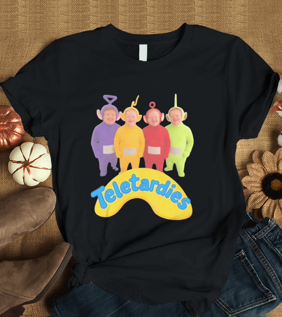Teletardies Costume Characters Parody With Four T-Shirt
