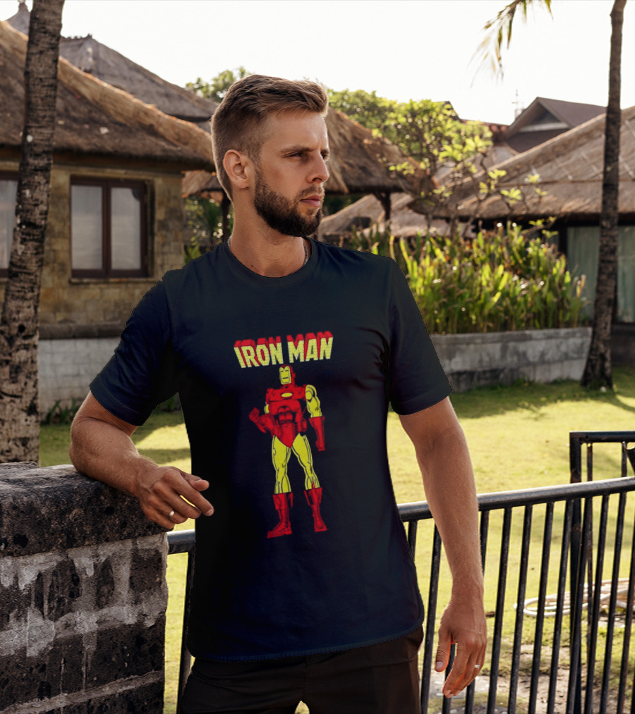 Iron Man Marvel Comics The Invincible Iconic Armor T-Shirt