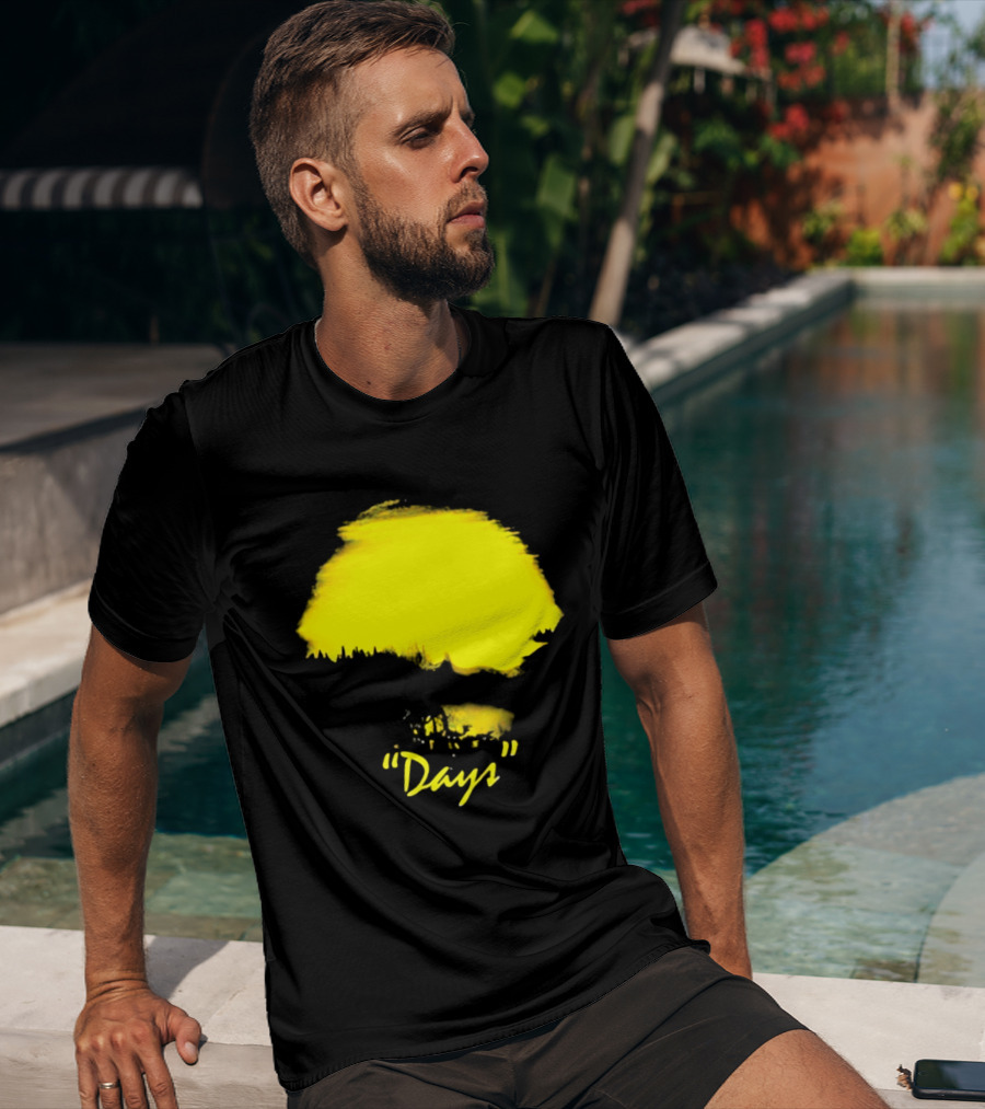 Welcome To Yellow "Days" Bright Sunshine Paintstroke T-Shirt