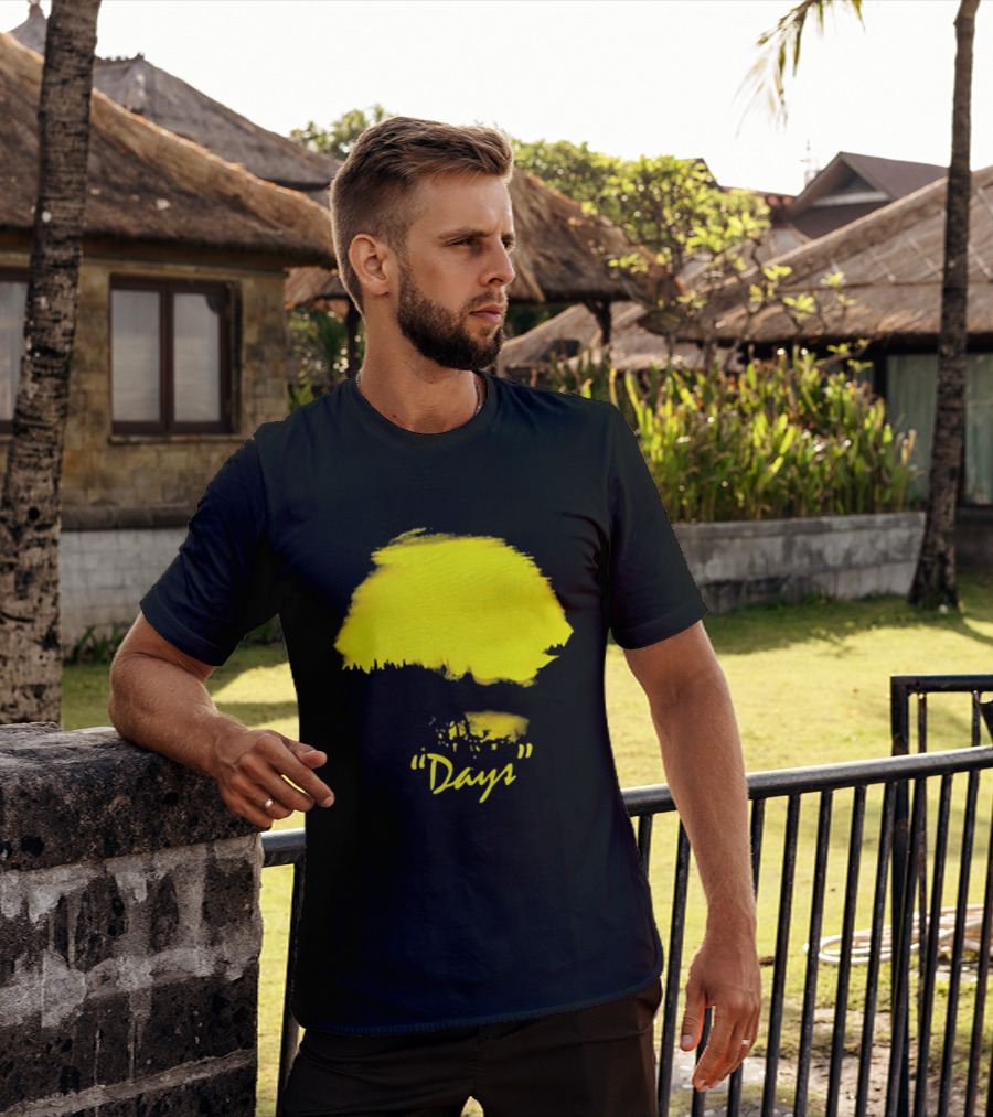 Welcome To Yellow "Days" Bright Sunshine Paintstroke T-Shirt