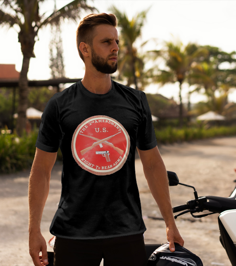 The 2nd Amendment U.S. Right To Bear Arms Rifles Pistol T-Shirt
