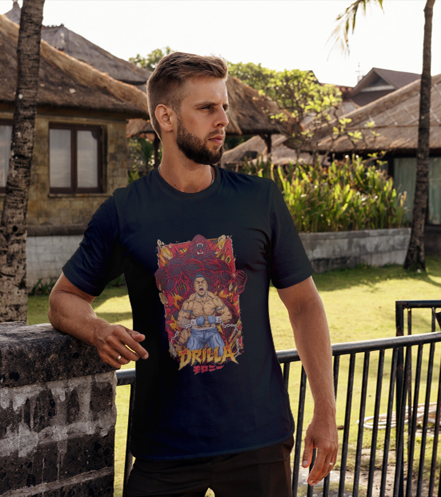 Drilla Gorilla Anthony Taylor Boxing MMA Warrior Explosion T-Shirt