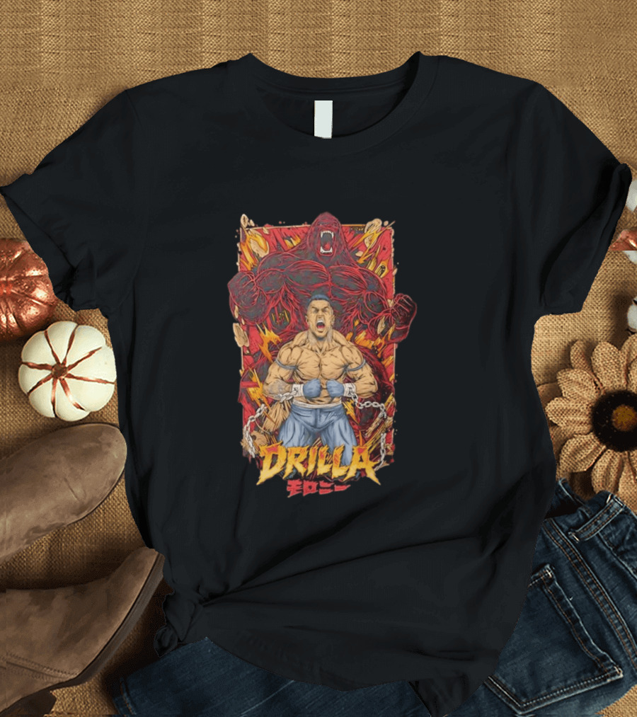 Drilla Gorilla Anthony Taylor Boxing MMA Warrior Explosion T-Shirt