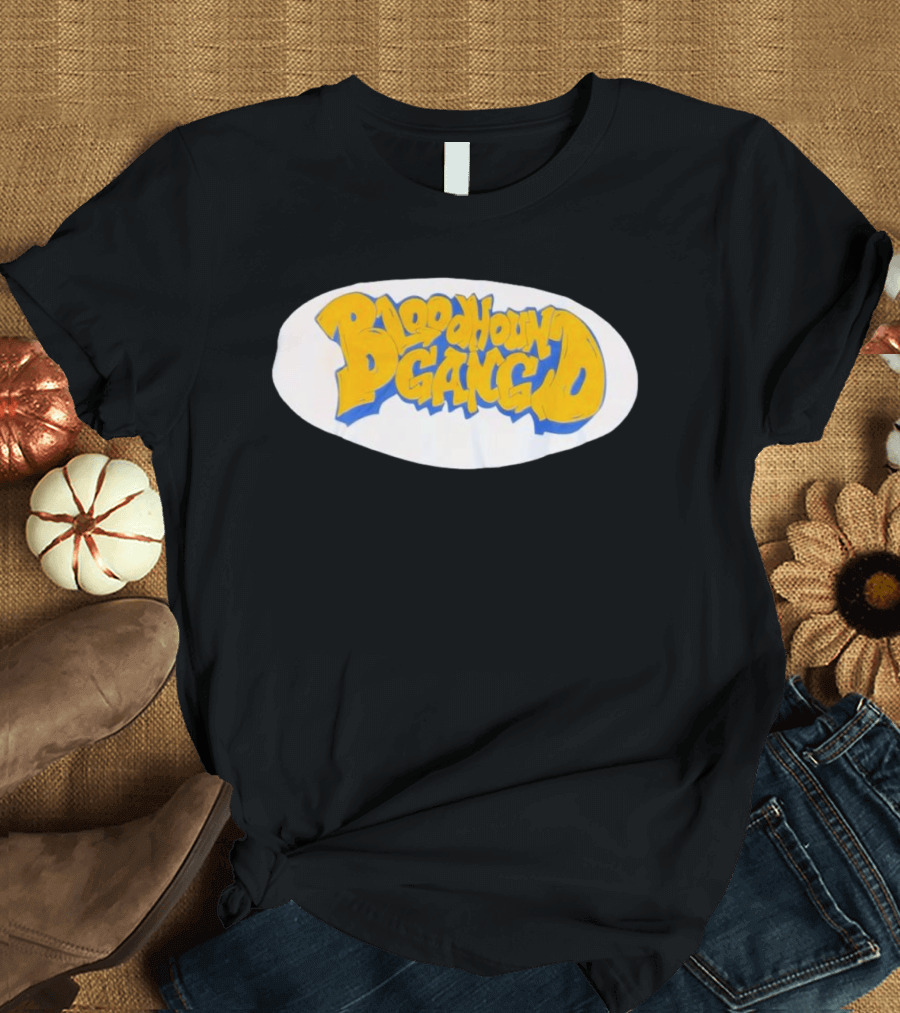 Bloodhound Gang Bold Yellow And Blue T-Shirt