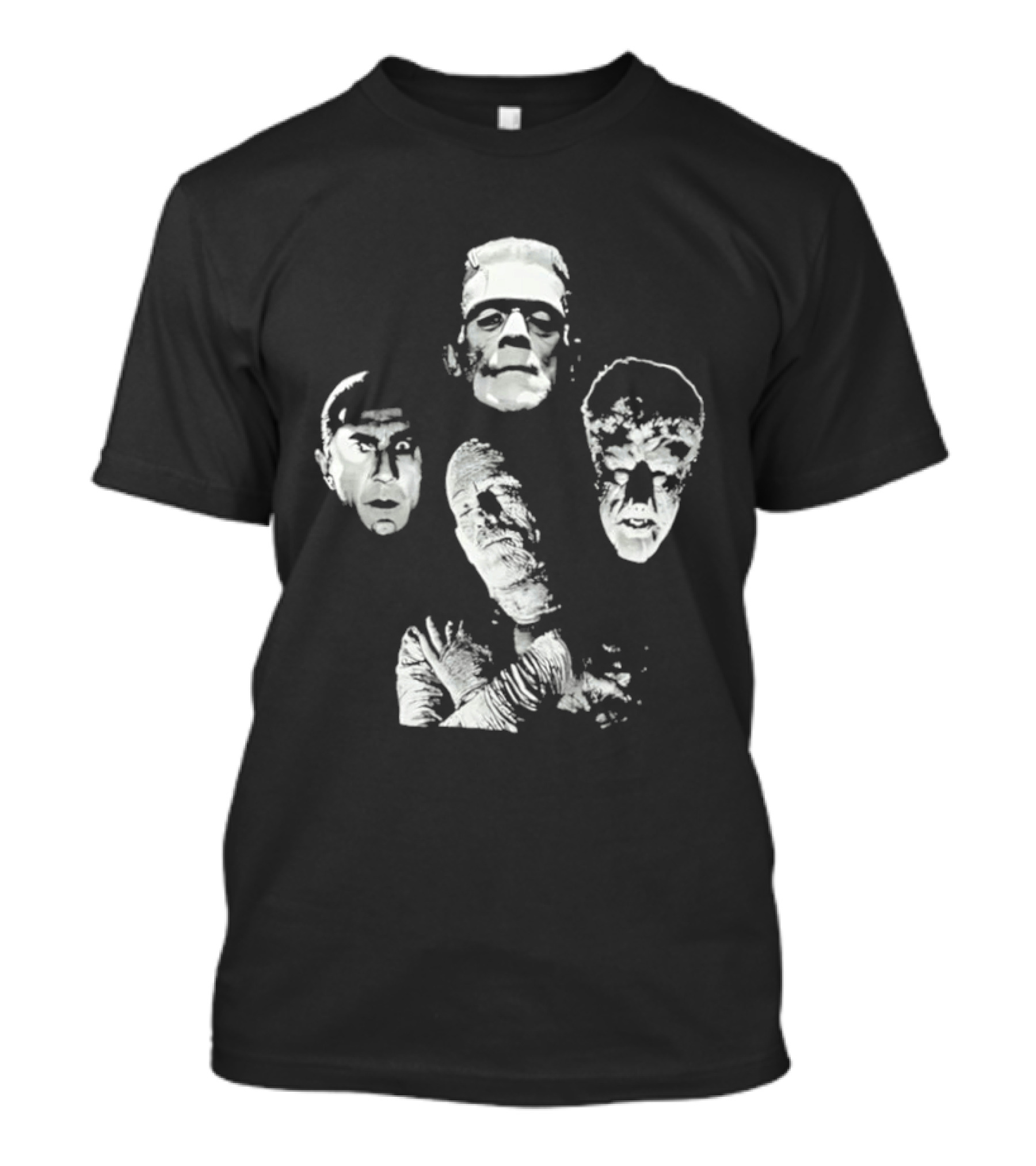 Frankenstein Dracula Mummy Wolf Man Classic Universal Monsters T-Shirt