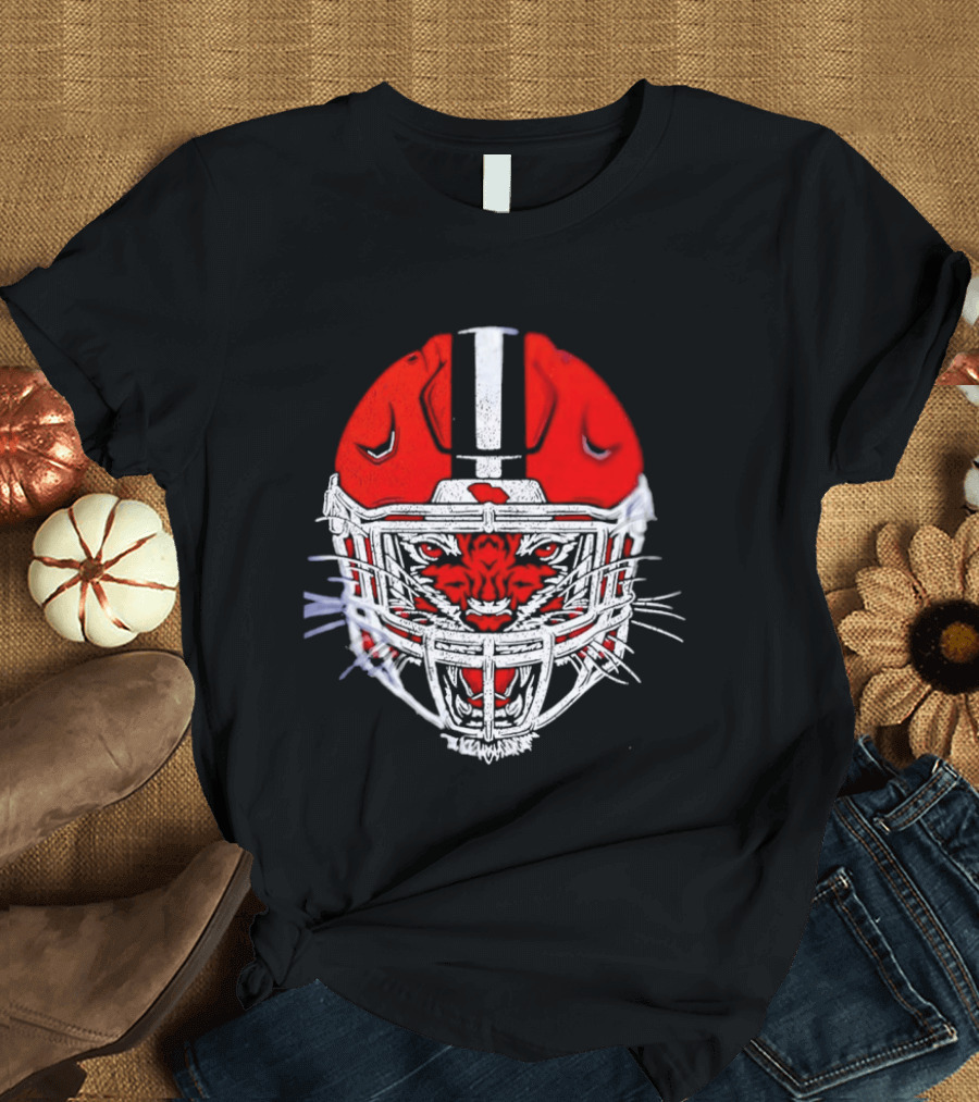 Cincinnati Bengals Tiger Head Football Helmet T-Shirt