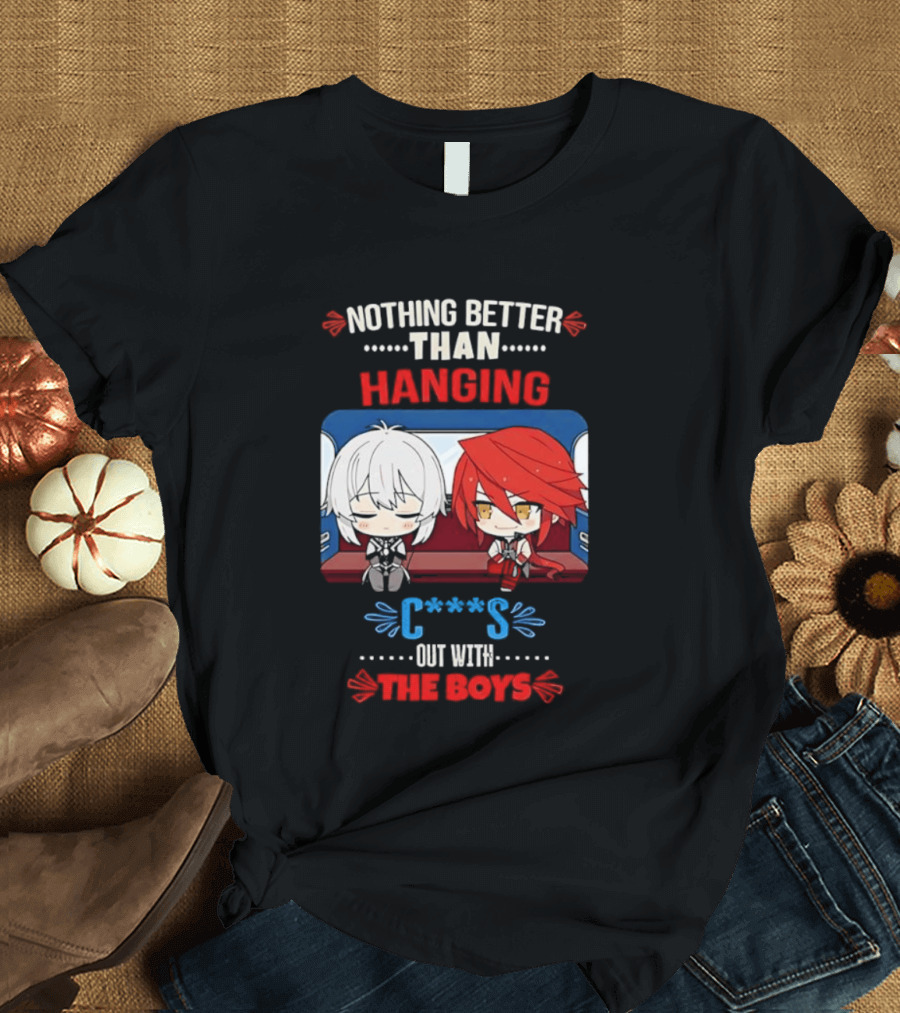 Nothing Better Than Hanging Out With The Boys Otto Apocalypse Kevin Kaslana Honkai Impact 3rd T-Shirt