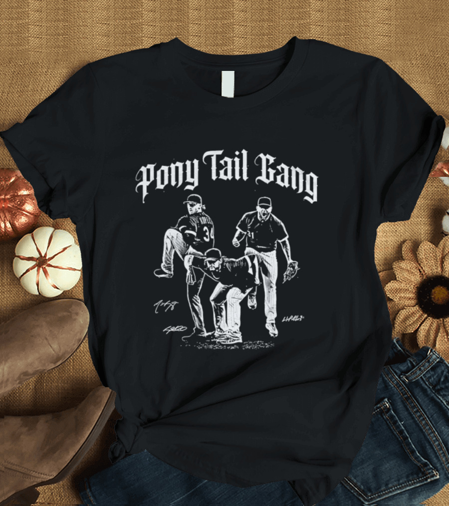 Pony Tail Gang Liam Hendriks Michael Kopech Craig Kimbrel Southside Players T-Shirt