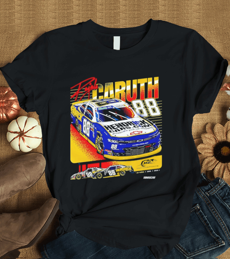 Ralph Caruth 88 Hendrick Cars.com Chevrolet Motorsports NASCAR Racing T-Shirt
