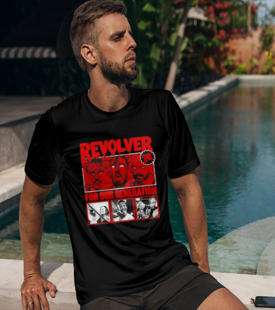Revolver Horror Faces For Our Generation T-Shirt