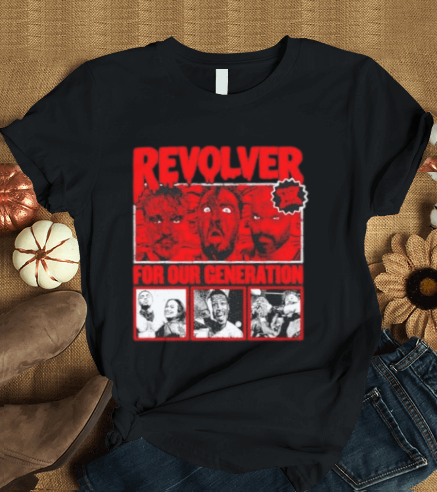 Revolver Horror Faces For Our Generation T-Shirt