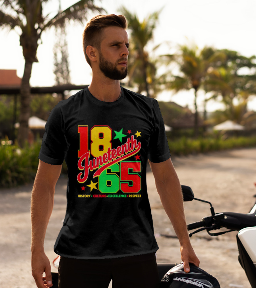 18 Juneteenth 65 History Culture Excellence Respect T-Shirt