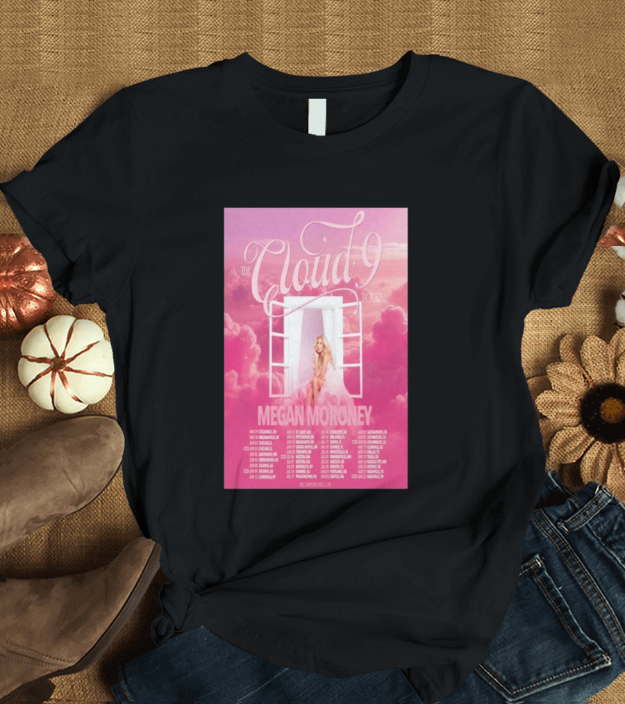 The Cloud 9 Tour Megan Moroney Chicago June 02 2026 T-Shirt