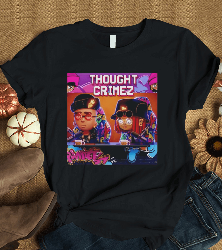 Thought Crimez Ramitez MP SIN Podcast T-Shirt