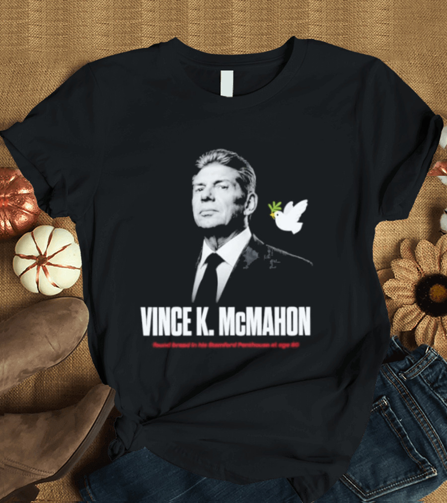 Vince K. McMahon Dove And Clover T-Shirt