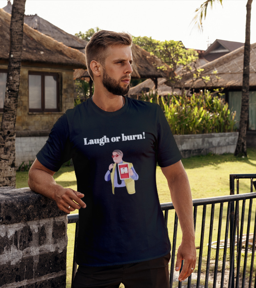 Hannibal Lecter Laugh Or Burn Will Graham The Running Man T-Shirt