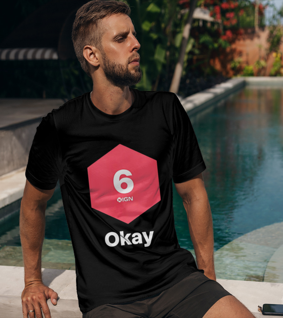 IGN Gaming Review Meme Culture 6 Okay Rating T-Shirt