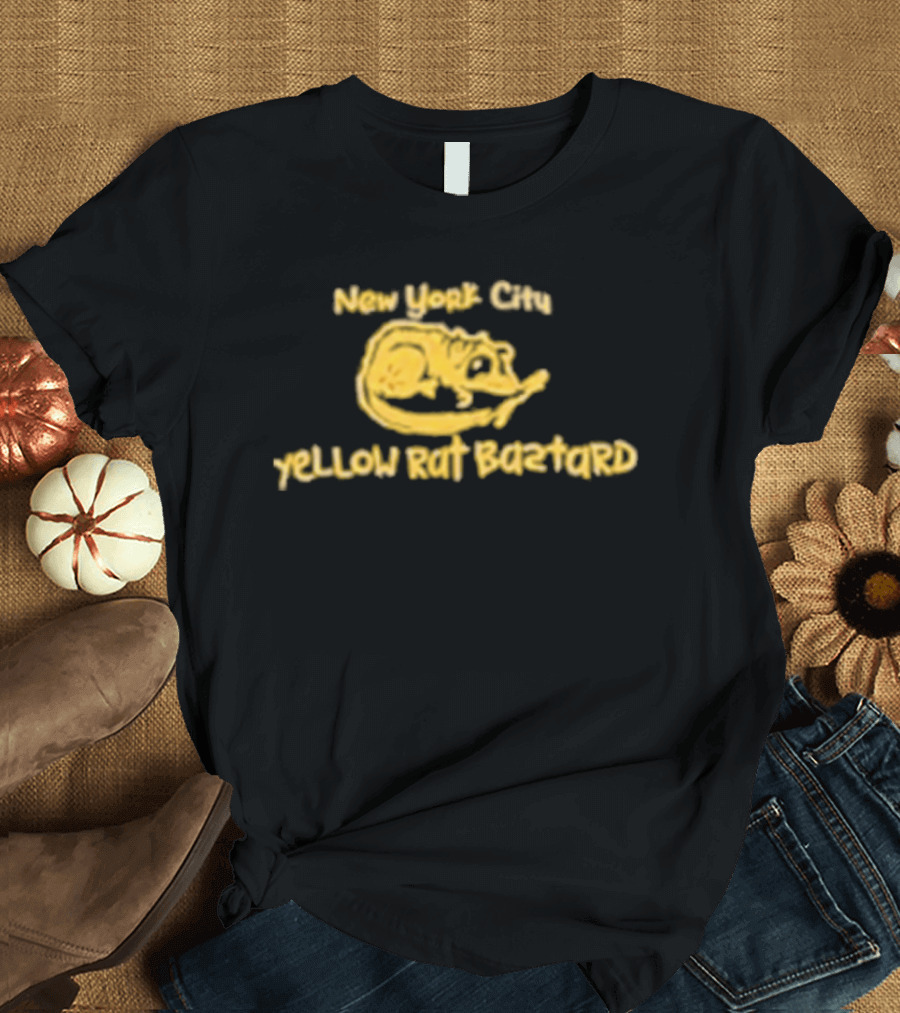 New York City Yellow Rat Bastard Iconic Urban Streetwear Brand T-Shirt