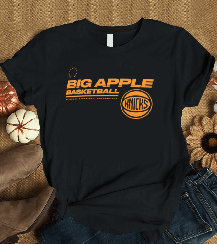 Big Apple Basketball New York Knicks National Basketball Association T-Shirt