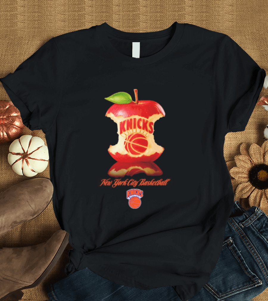 New York Knicks Big Apple Basketball NYC T-Shirt