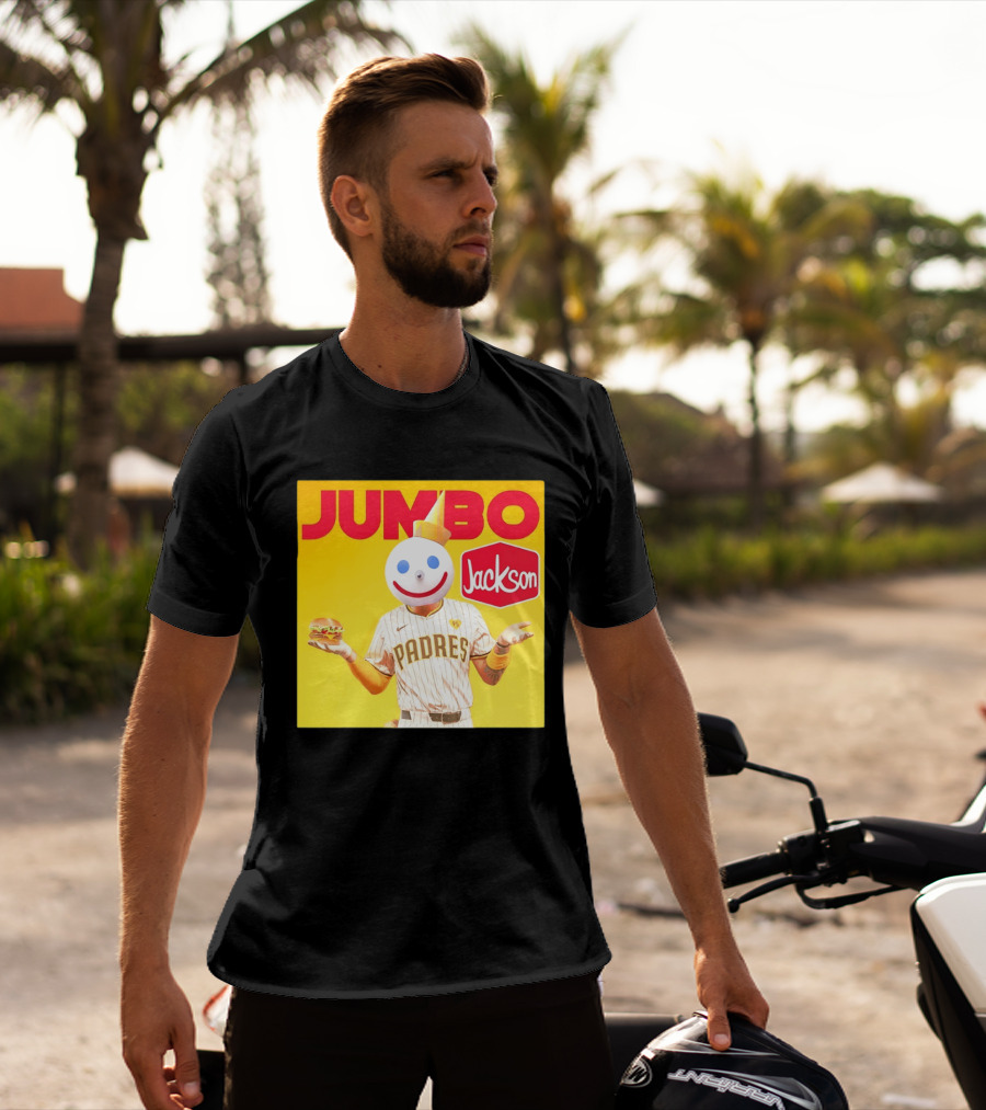 San Diego Padres MLB Jumbo Jack Jackson Collaboration T-Shirt