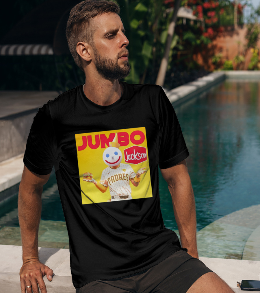San Diego Padres MLB Jumbo Jack Jackson Collaboration T-Shirt