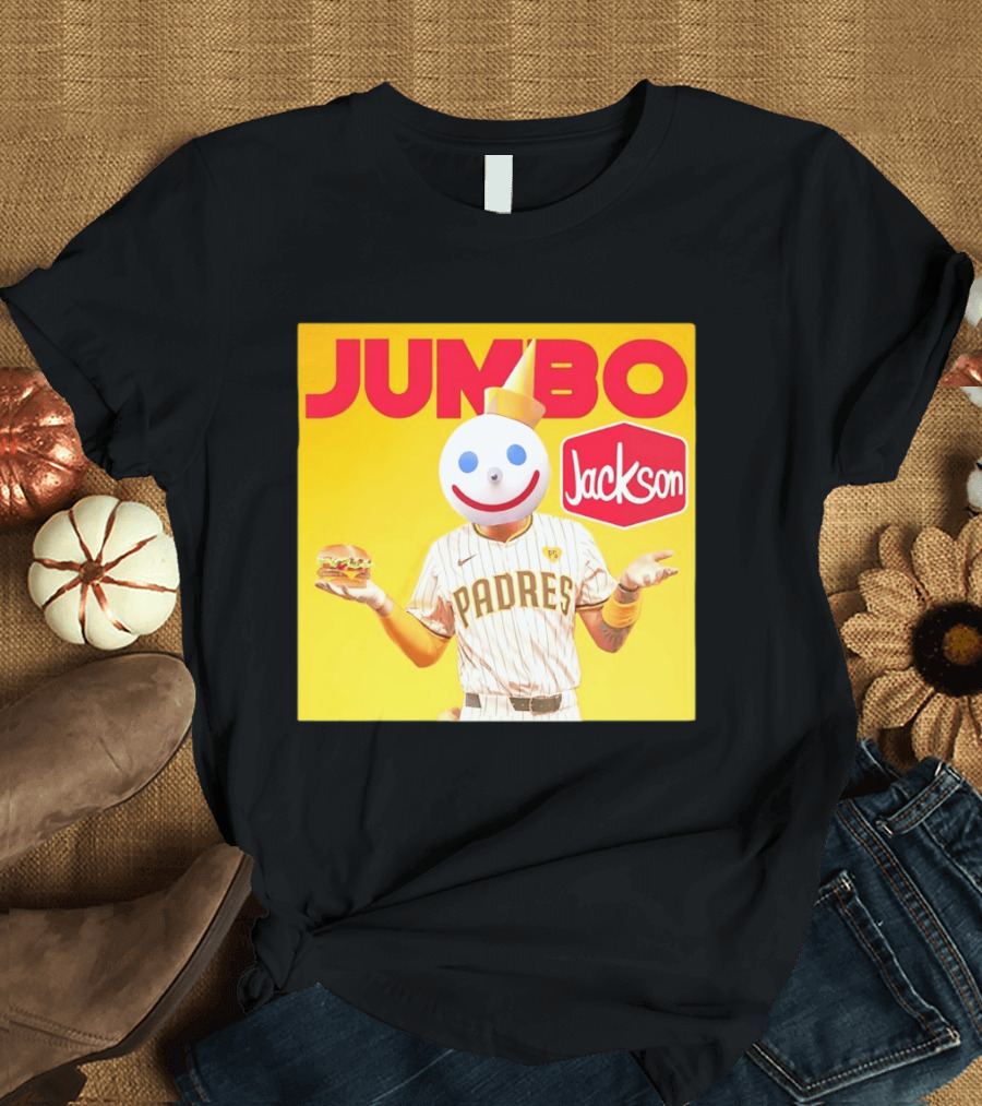 San Diego Padres MLB Jumbo Jack Jackson Collaboration T-Shirt