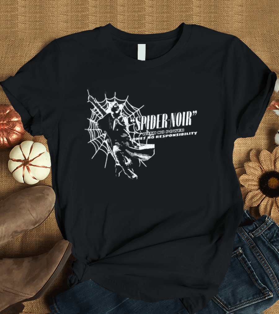 Original Spider Noir No Power No Responsibility Web T-Shirt