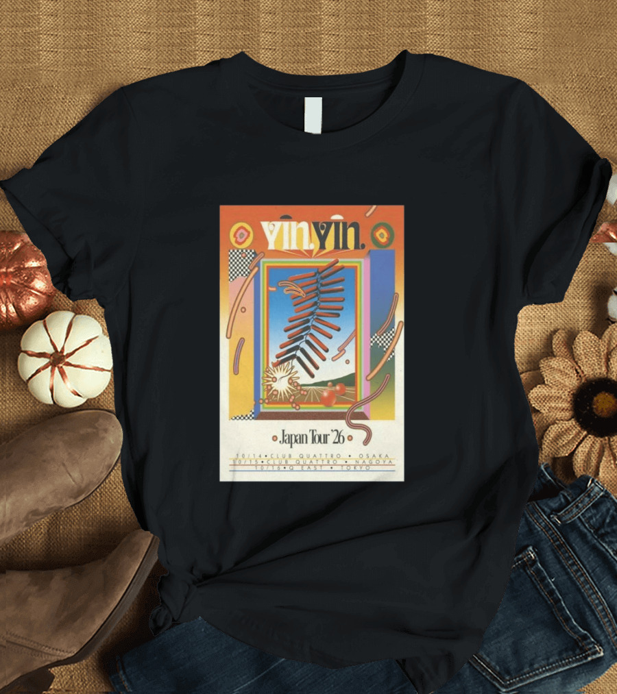 YinYin Japan Tour 2026 Club Quattro Osaka Nagoya Tokyo T-Shirt