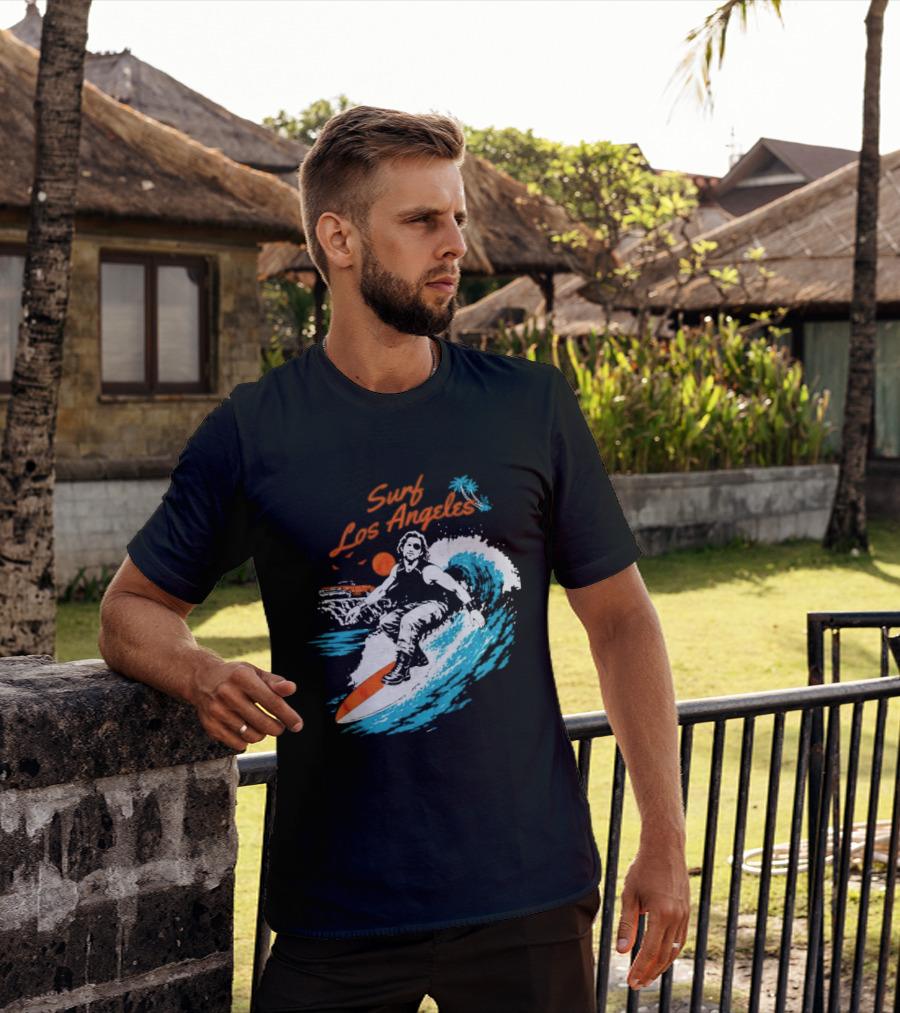 Surf Los Angeles Snake Plissken Escape From New York T-Shirt