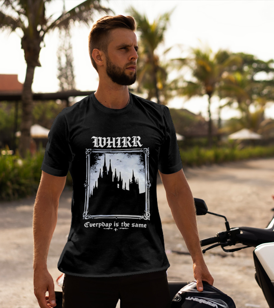 WHIRR Everyday Is The Same Gothic Castle Scene T-Shirt