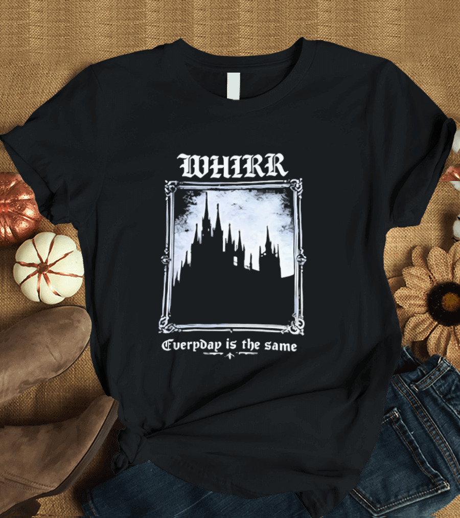 WHIRR Everyday Is The Same Gothic Castle Scene T-Shirt