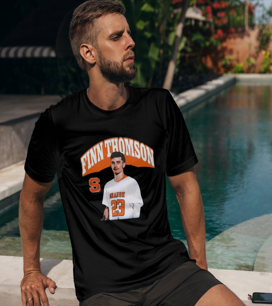 Syracuse Orange Lacrosse Finn Thomson Number 23 T-Shirt